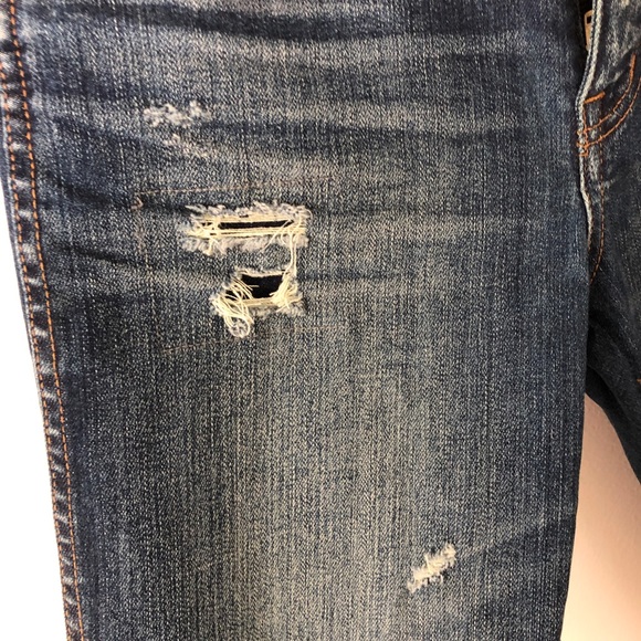 Madewell 9” high rise skinny size 27 distressed - Picture 5 of 6
